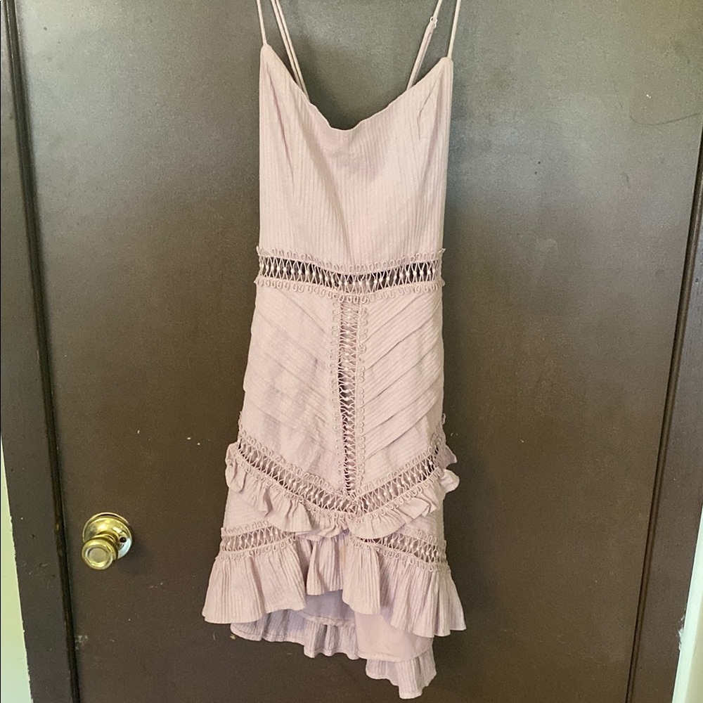 Angel Biba Pink High Low Sundress for Wedding Guests